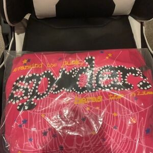 Spider Pink Hoodie Sweatshirt